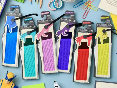 24 READING AID BOOKMARKS – each